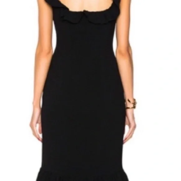 Cinq a Sept Black Opalina Dress - Picture 4 of 6